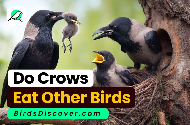 do crows eat other birds