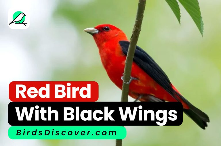 Red Birds with Black Wings